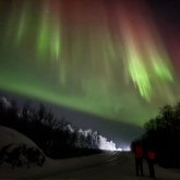 Nordlichtausflug mit dem Bus in Kirkenes